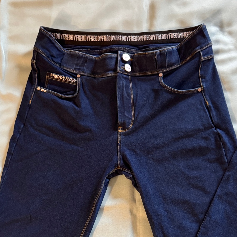 Freddy Women's Dark Blue Jeggings, size XL, real pockets